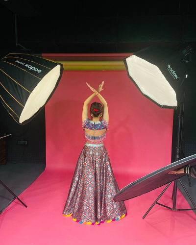 Dazzling in every twirl, this lehenga embodies the essence of elegance and tradition.  #LehengaLove #TraditionalCharm